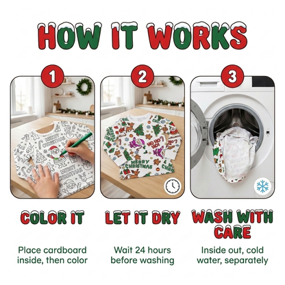 Christmas Coloring Pajama